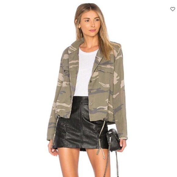 RAILS lightweight jacket faded camo pattern sage soft lyocell linen blend  SP - Picture 1 of 16